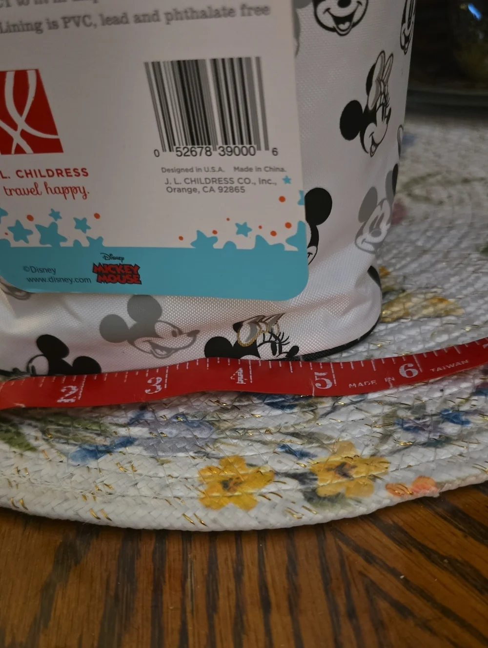 NWT Disney Mickey Mouse TwoCool Double Bottle Bag.
